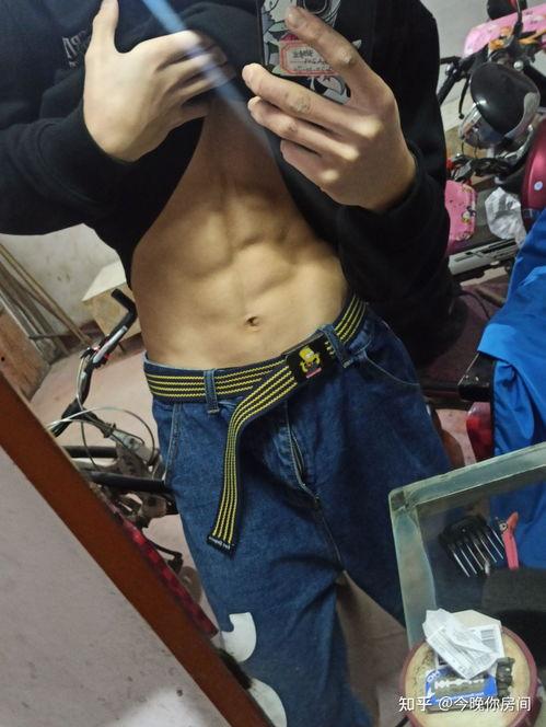 腹肌真实图片,揭秘健身后的蜕变之美