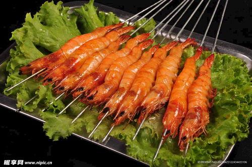 烤大虾图片,鲜美滋味一网打尽